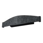 Ledvance Decor Flat Felt Wandleuchte Grau 13W 450lm - 830 Warmweiß