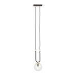 Emibig Pendelleuchte Glam Stahl Schwarz | Geeignet für 1x E14 - Max 10W