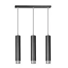 Emibig Pendelleuchte Kibo Stahl Schwarz | Geeignet für 3x GU10 - Max 10W